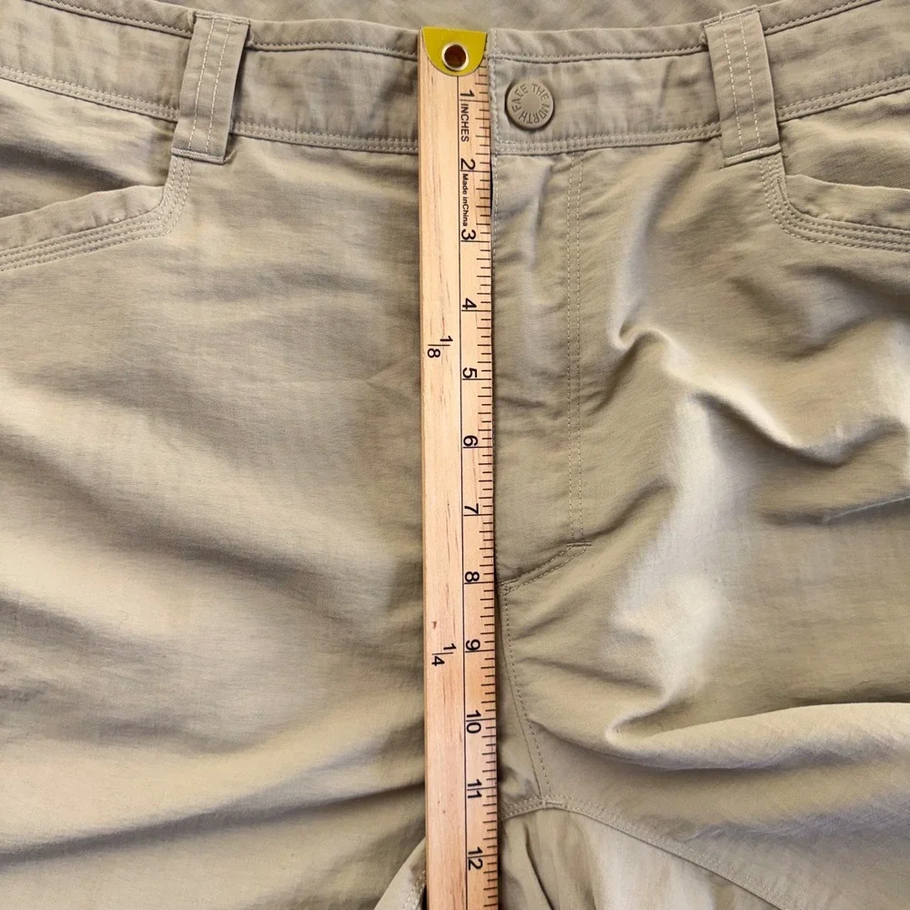 The North Face Mens Horizon‎ Cargo Shorts Tan Khaki Nylon Hiking Size 40
